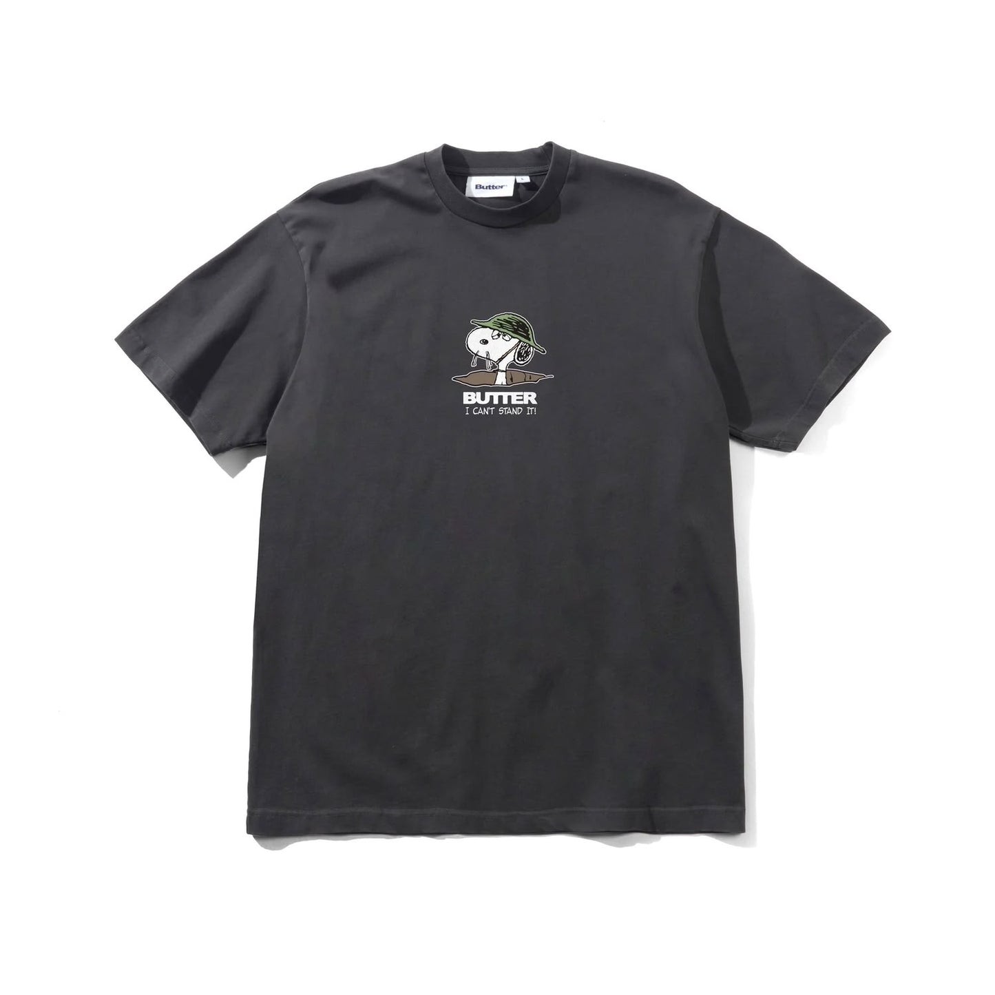 Butter Goods Can't Stand It T-Shirt Washed Black