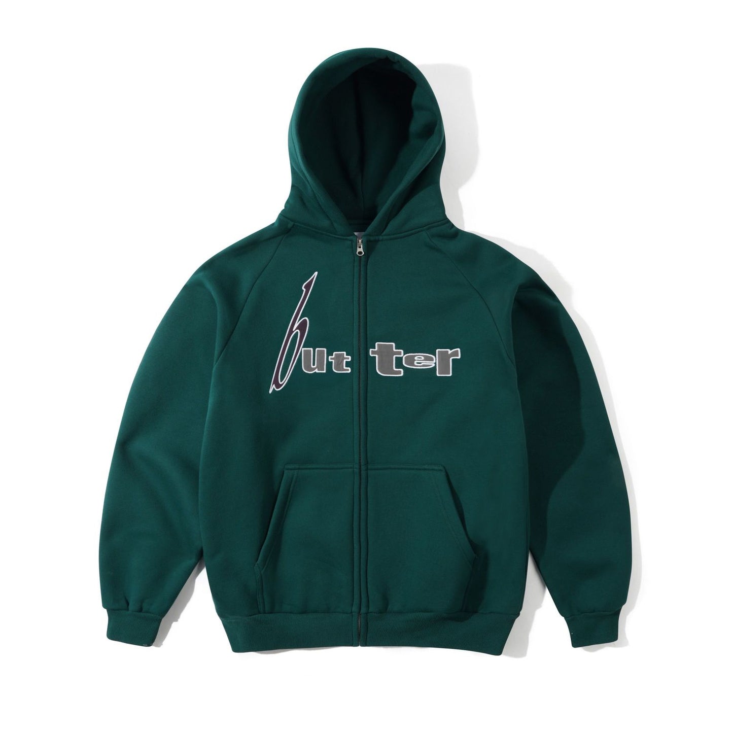 Butter Goods Device Zip-Hoodie Forest