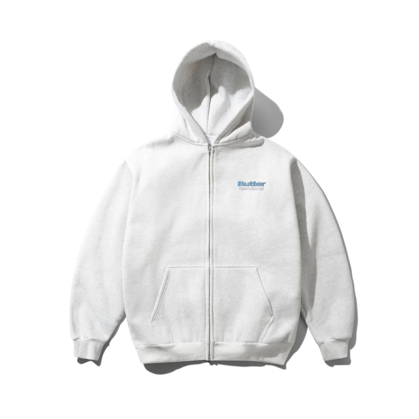Butter Goods Internationale Zip-Thru Hoodie Ash