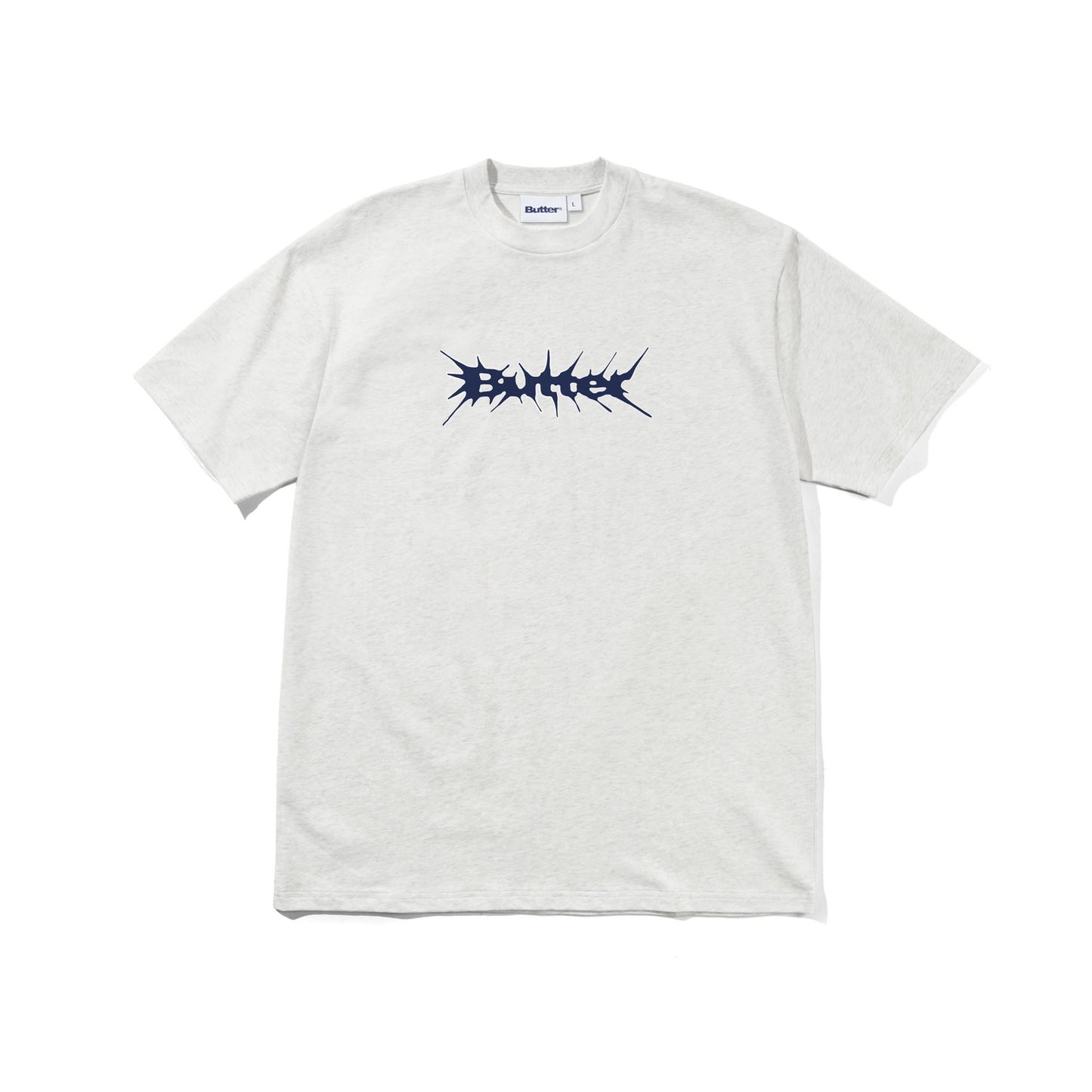 Butter Goods Nail Logo T-Shirt Ash