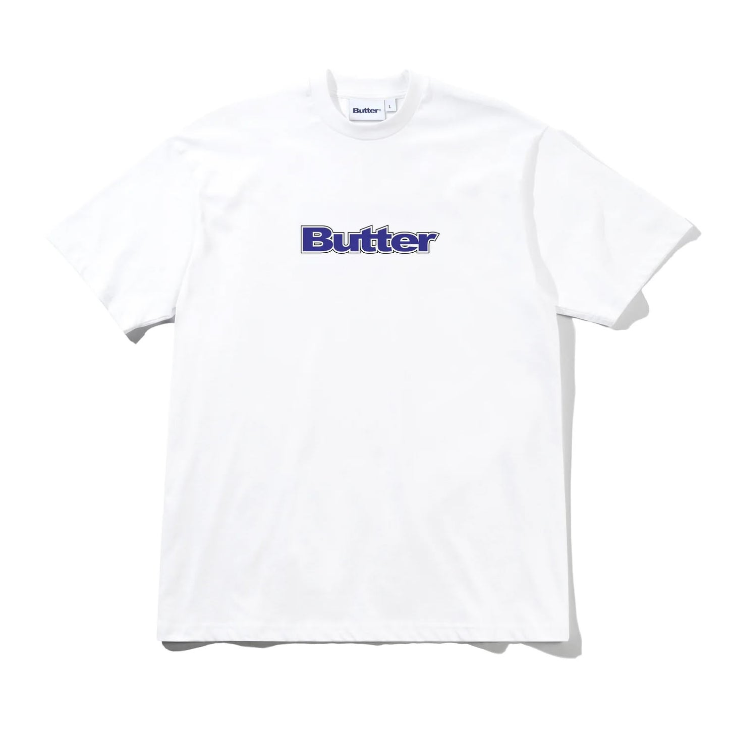 Butter Goods Outline Logo T-Shirt White