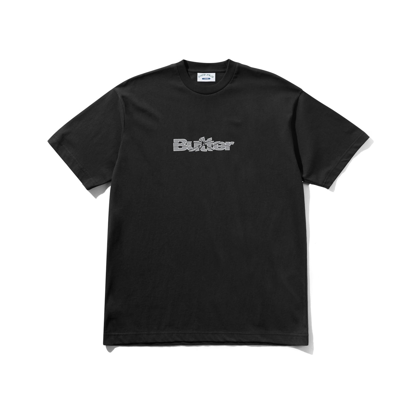 Butter Goods Smashed Logo T-Shirt Black