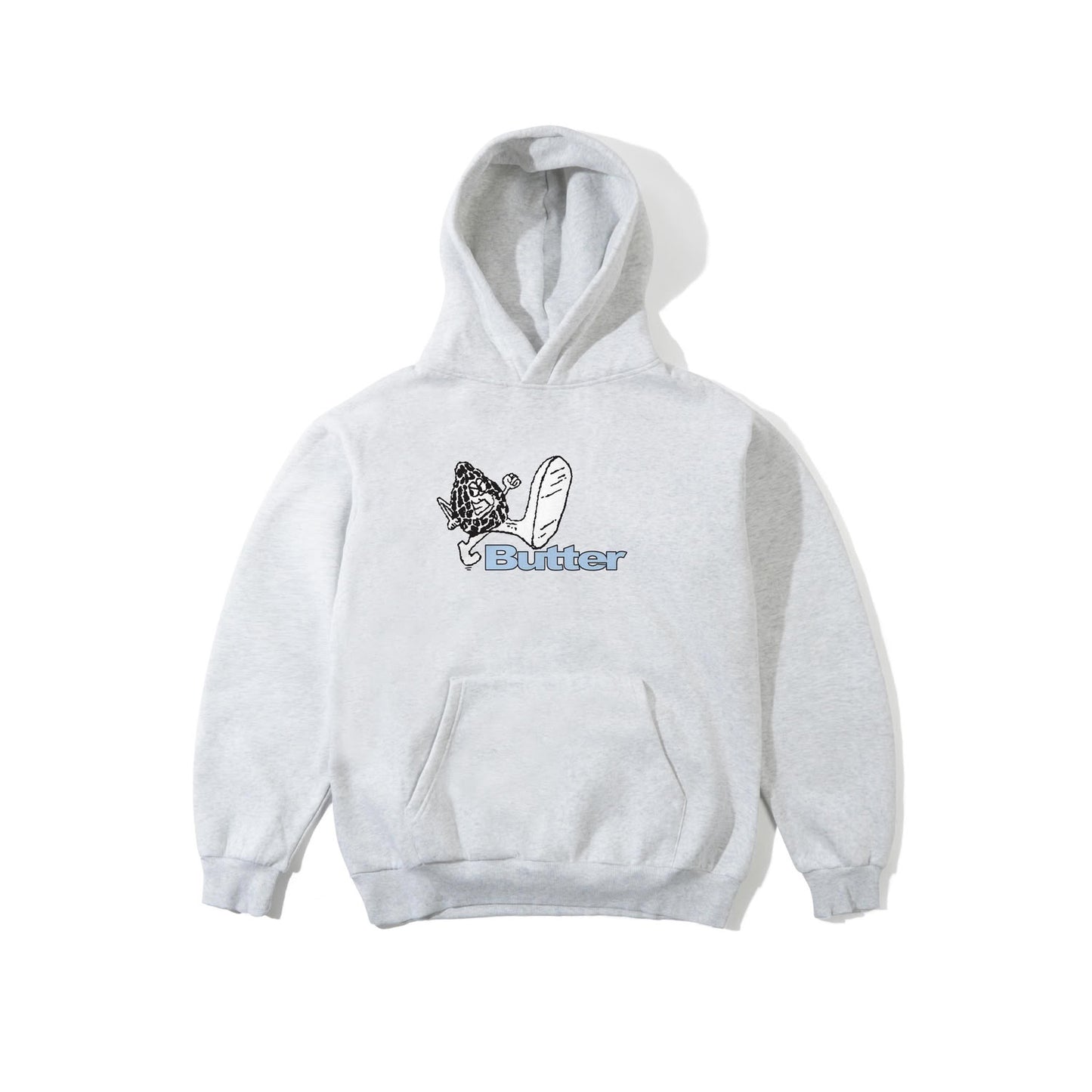 Butter Goods Steppin' Logo Pullover Hoodie Ash