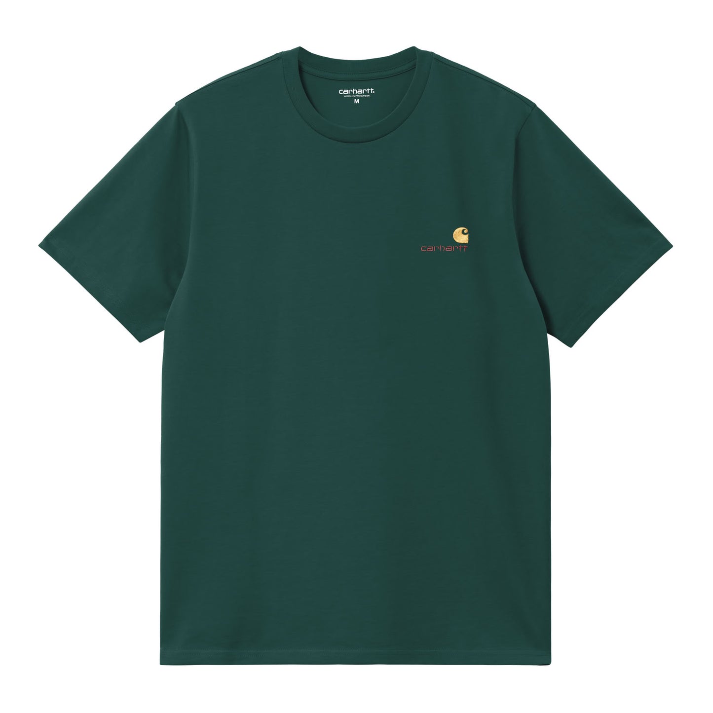 Carhartt WIP American Script T-Shirt Dark Fir
