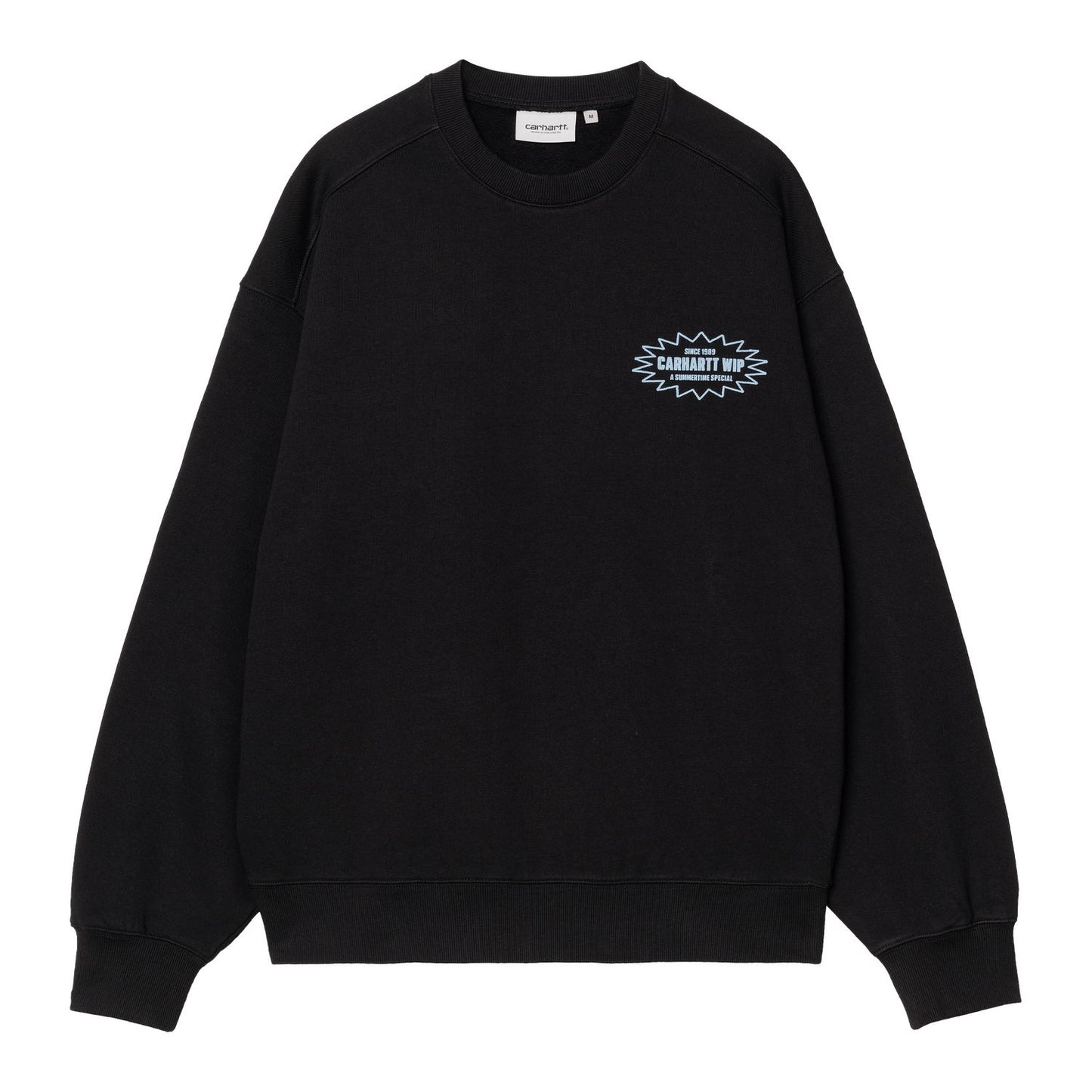 Carhartt WIP Catalogue Sweatshirt Black Bluebird