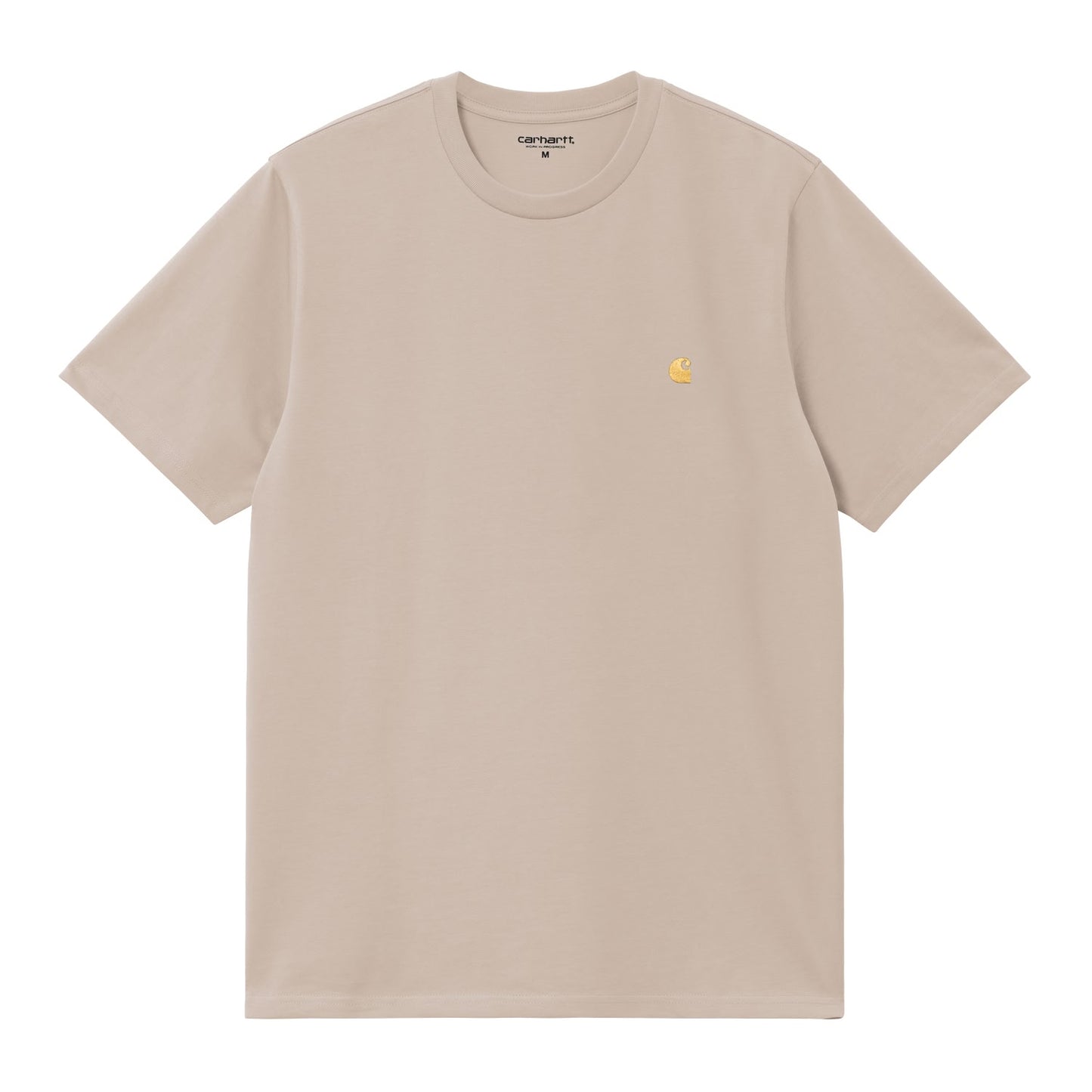 Carhartt WIP Chase T-Shirt Fleur De Sel Gold
