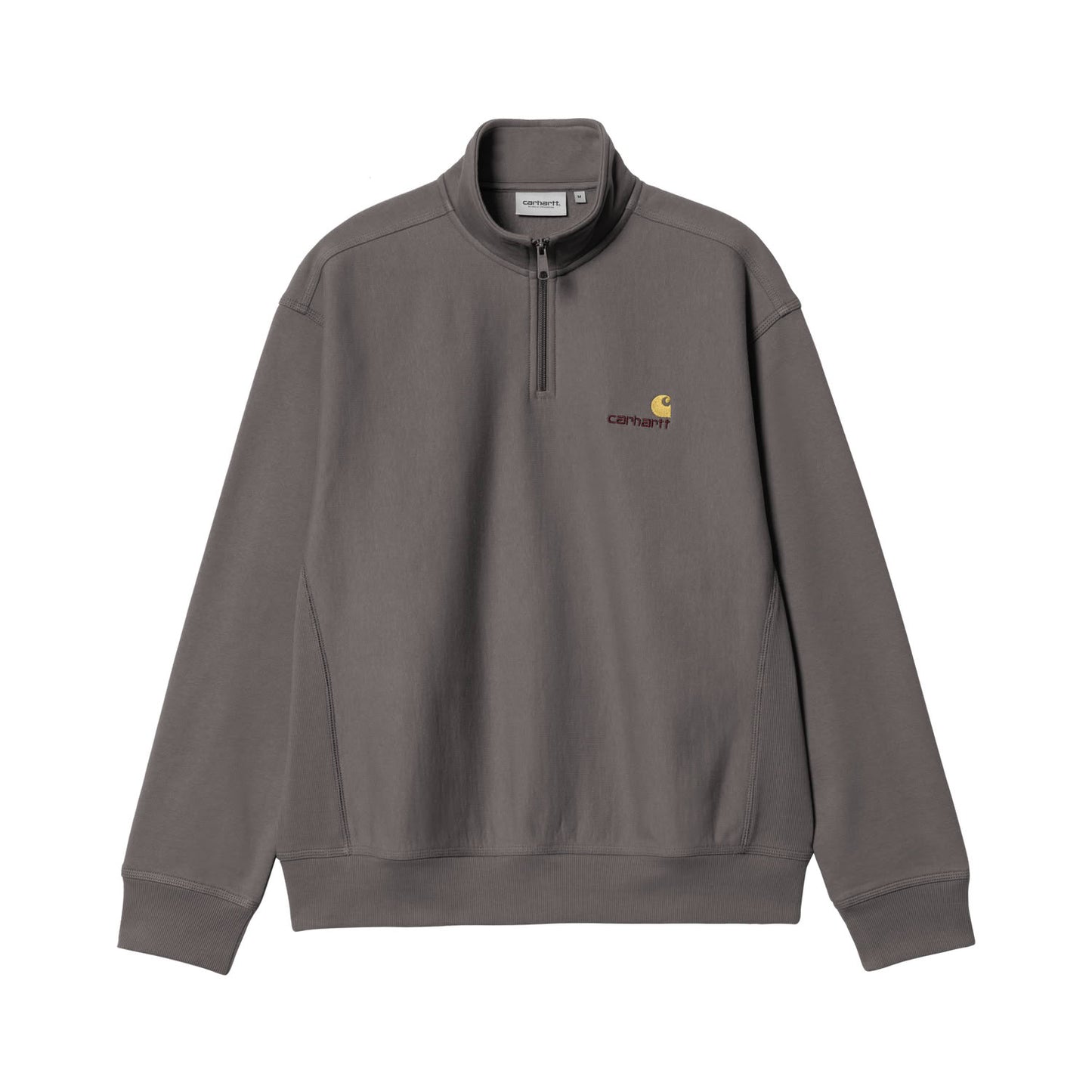 Carhartt WIP Half Zip American Script Sweatshirt Porphyry