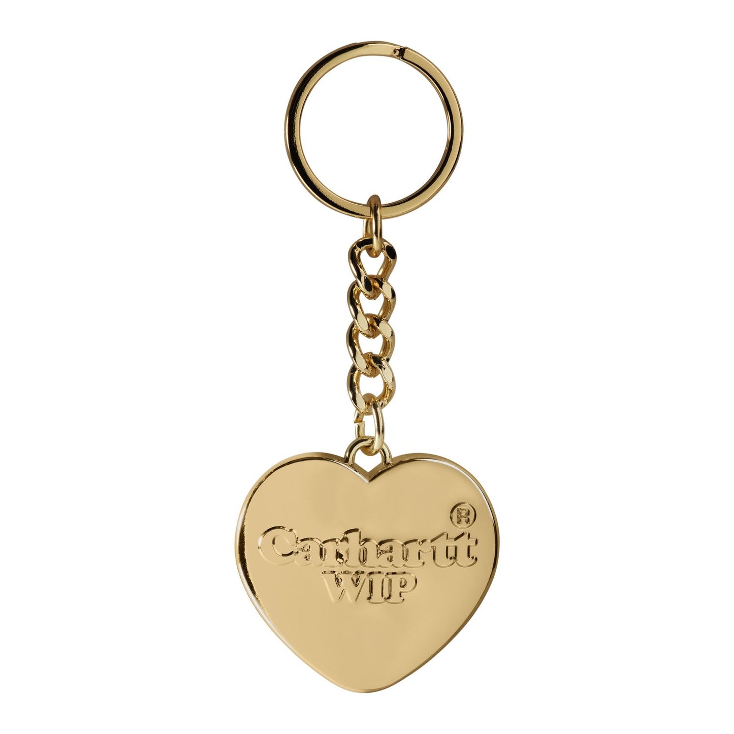 Carhartt WIP Heart Keychain Gold
