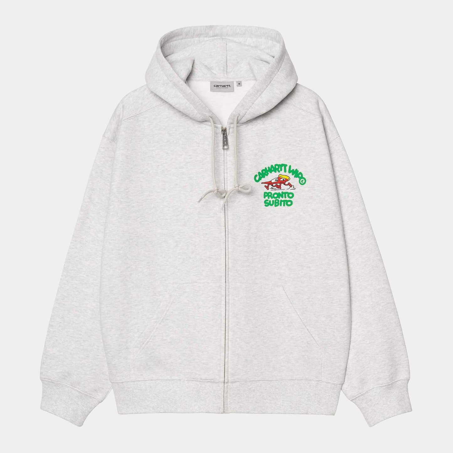 Carhartt WIP Hooded Pronto Sweat Jacket Ash Heather