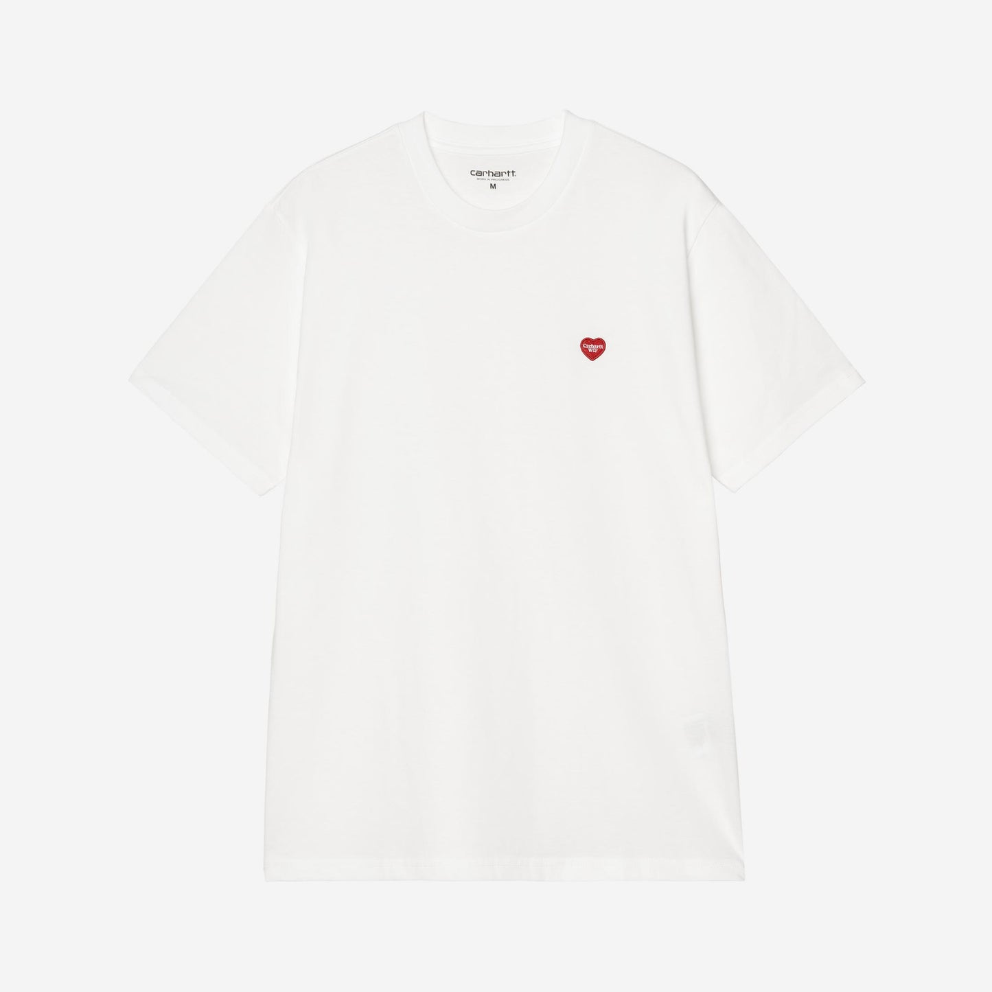 Carhartt WIP Small Heart T-Shirt White Red