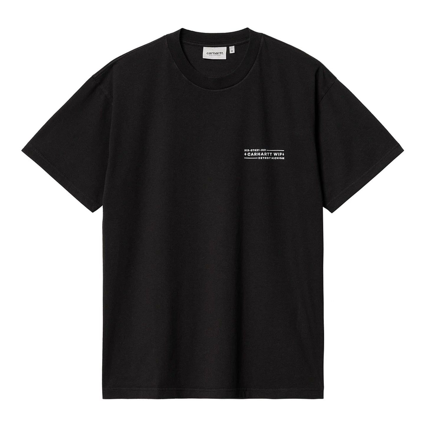 Carhartt WIP Stamp T-Shirt Black White M