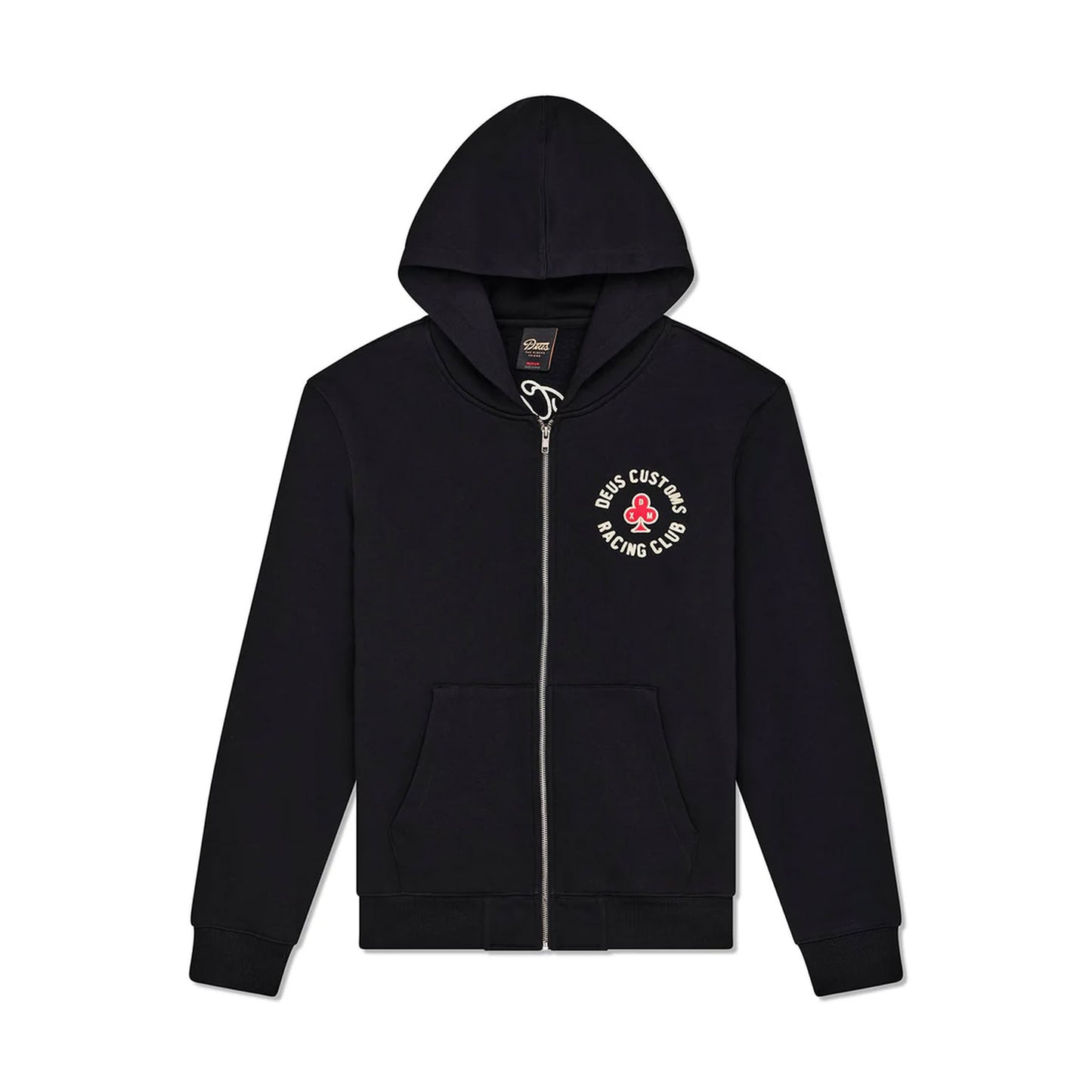 Deus Ex Machina Basto Zip Hoodie Black