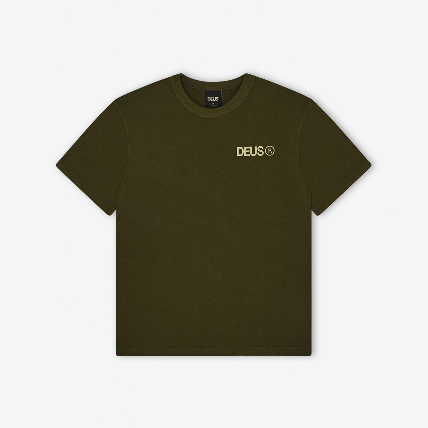 Deus Ex Machina Beams T-Shirt Dark Olive