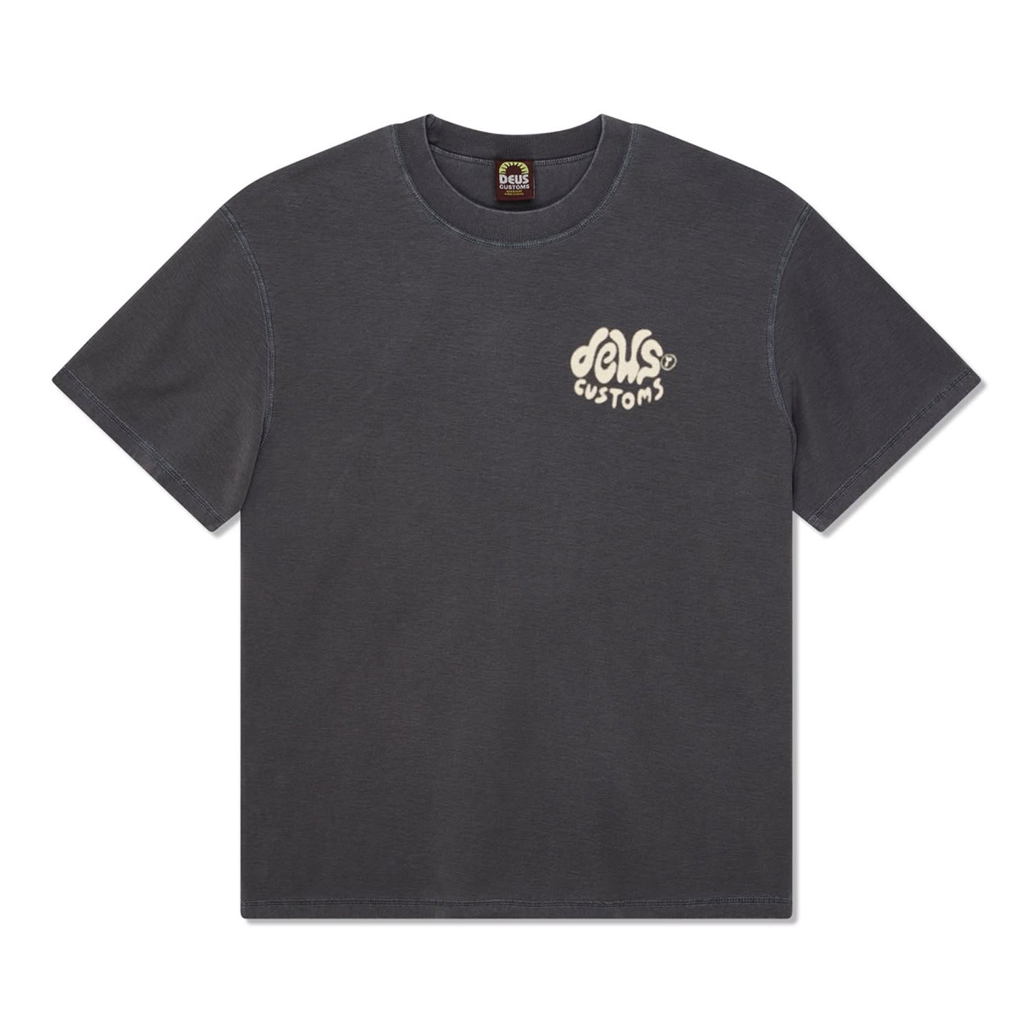 Deus Ex Machina Debris Reverse T-Shirt Anthracite