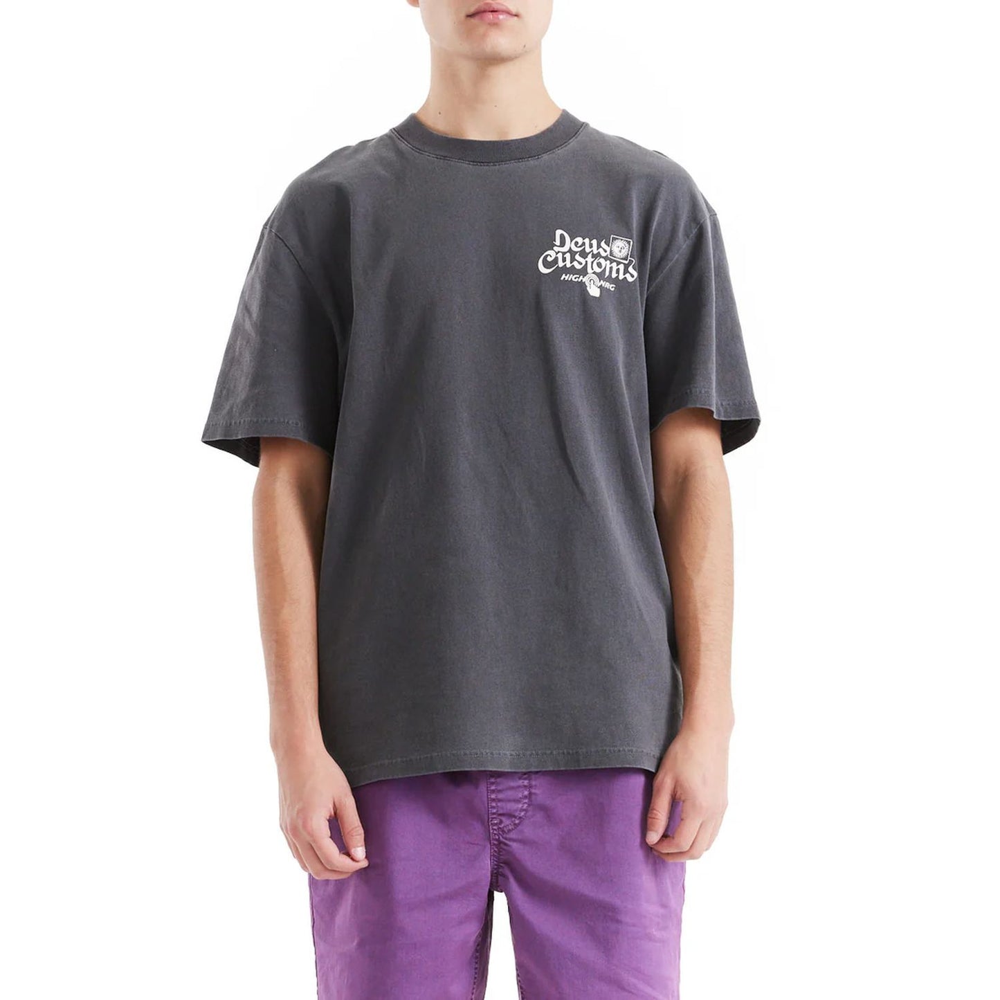 Deus Ex Machina Open Head T-Shirt Anthracite