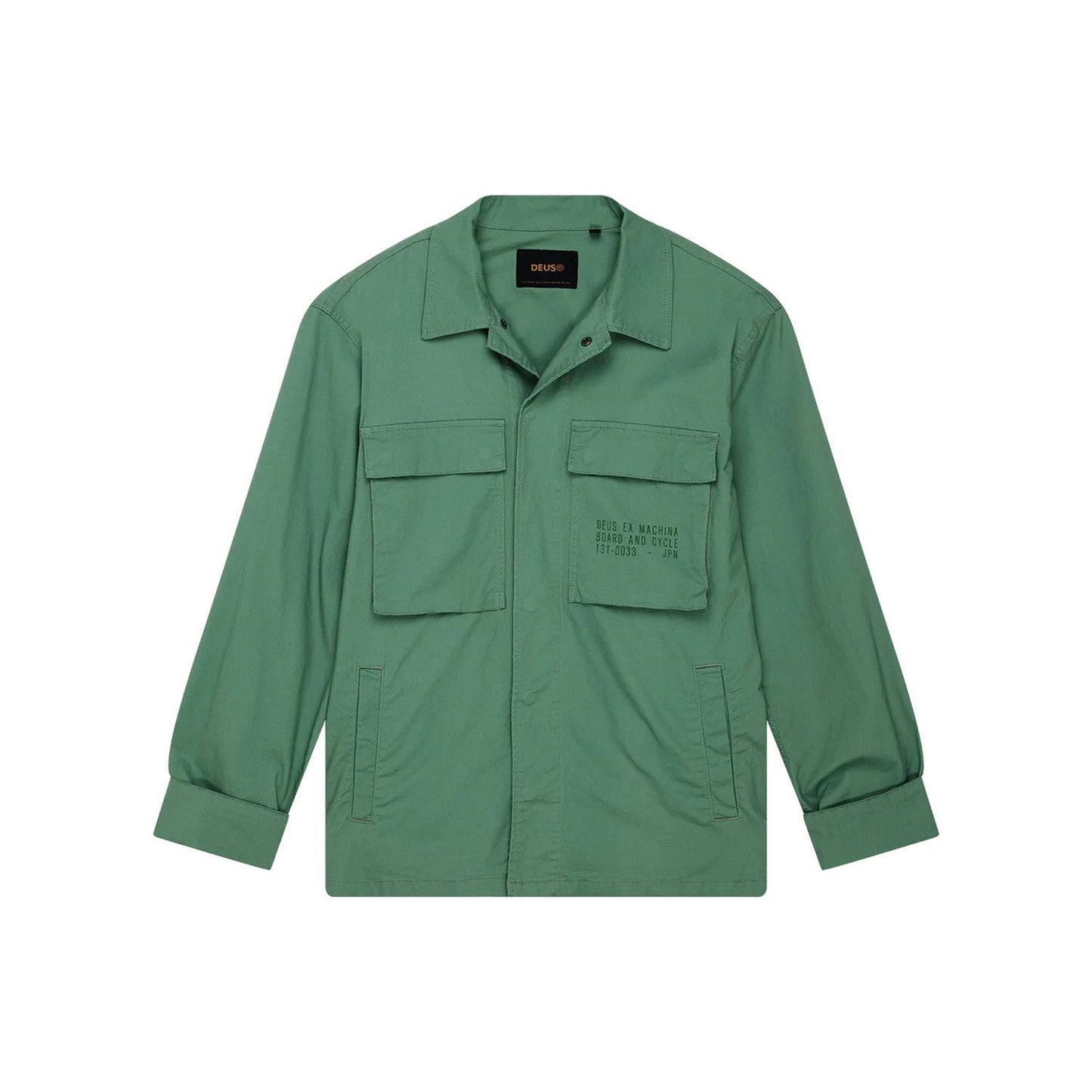 Deus Ex Machina Tommy Poplin Shirt Shale Green