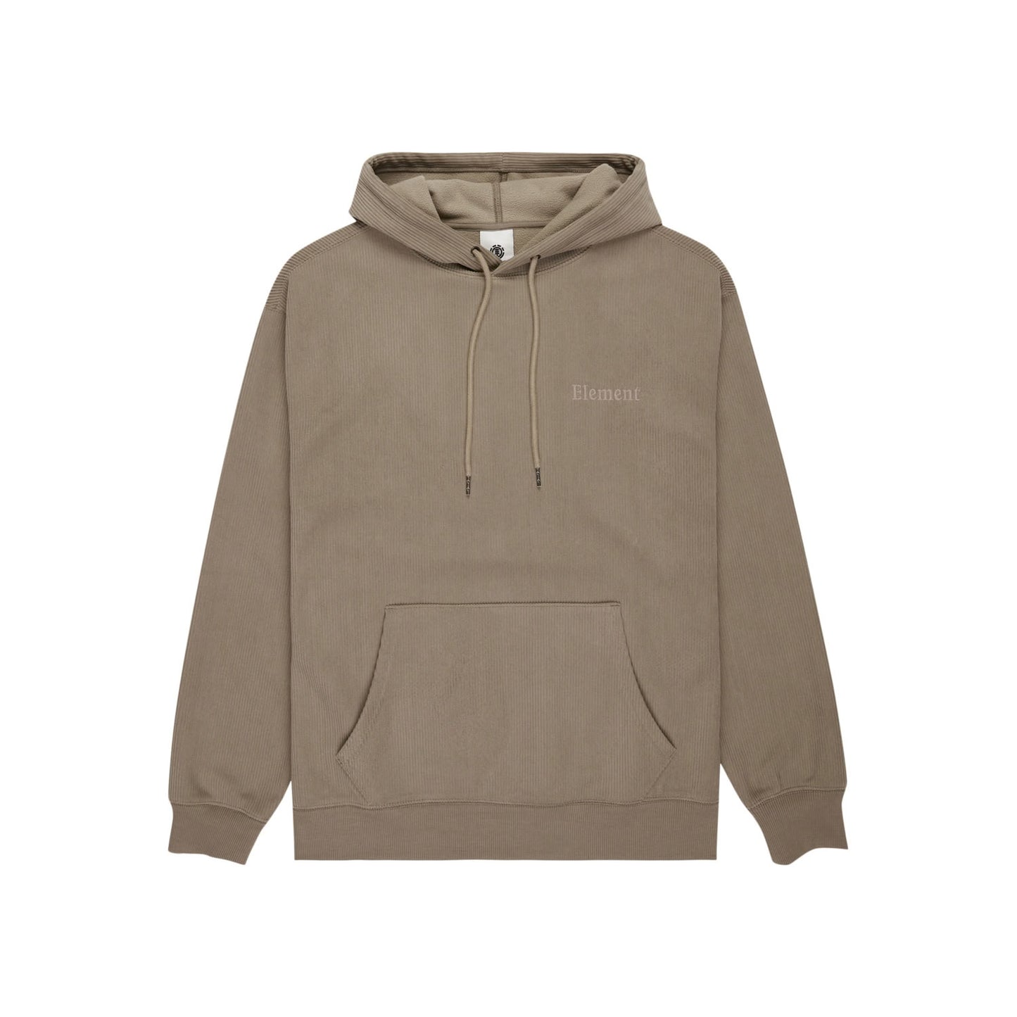 Element Serif Corduroy Hoodie Aluminum