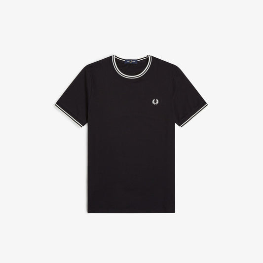 Fred Perry Twin Tipped M1588 T-Shirt Black