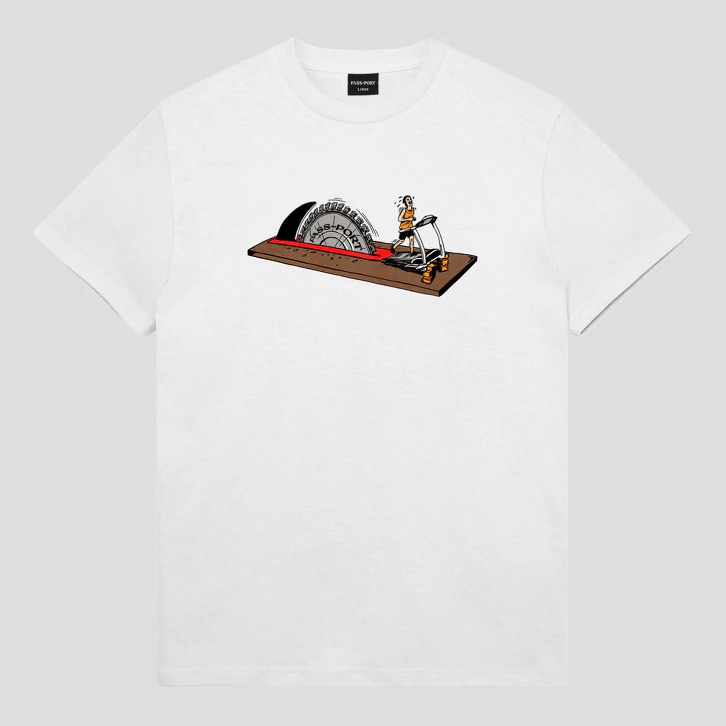 Pass~Port Keep Running T-Shirt White