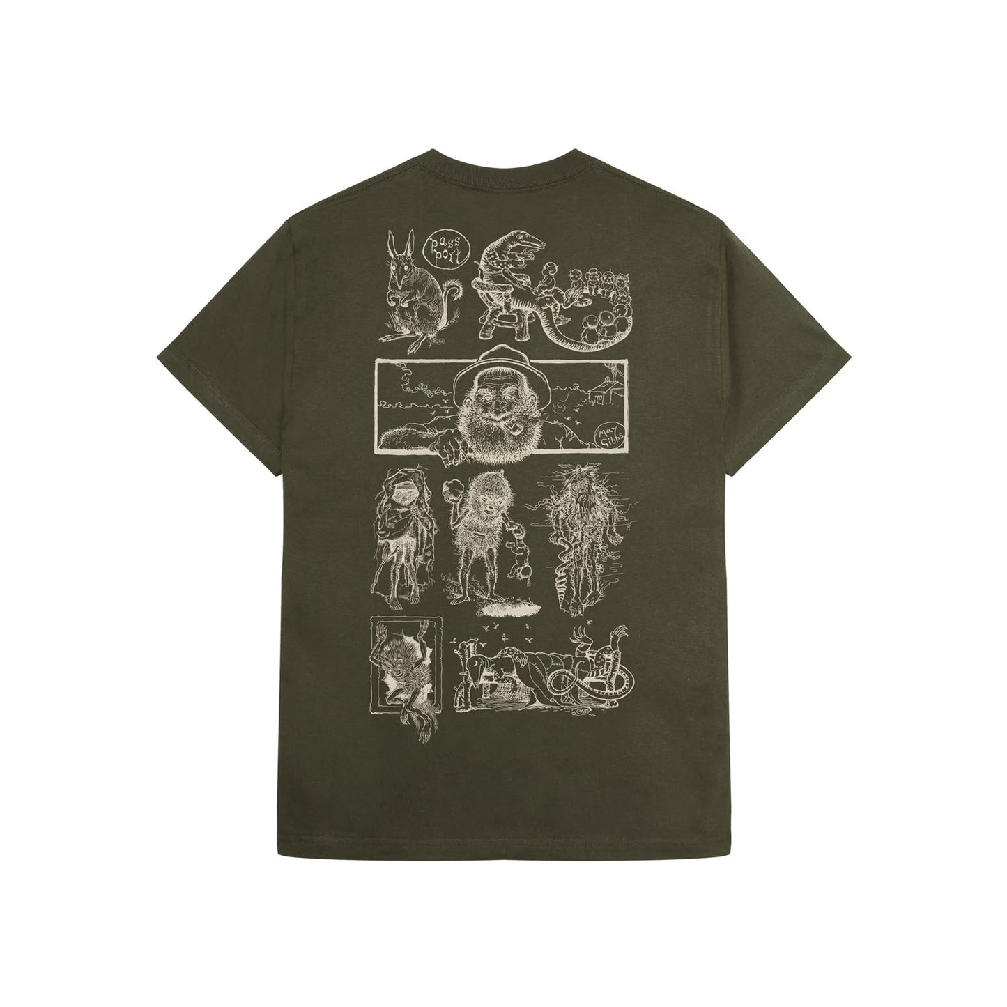 Pass~Port & May Gibbs Bush Greeting T-Shirt