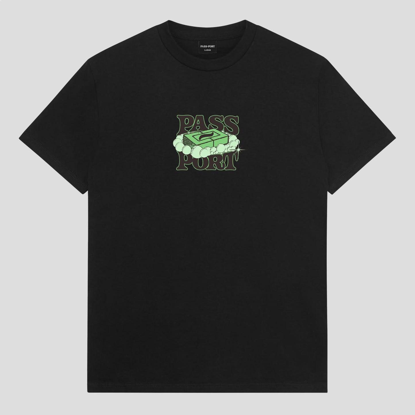 Pass~Port Soap T-Shirt Black