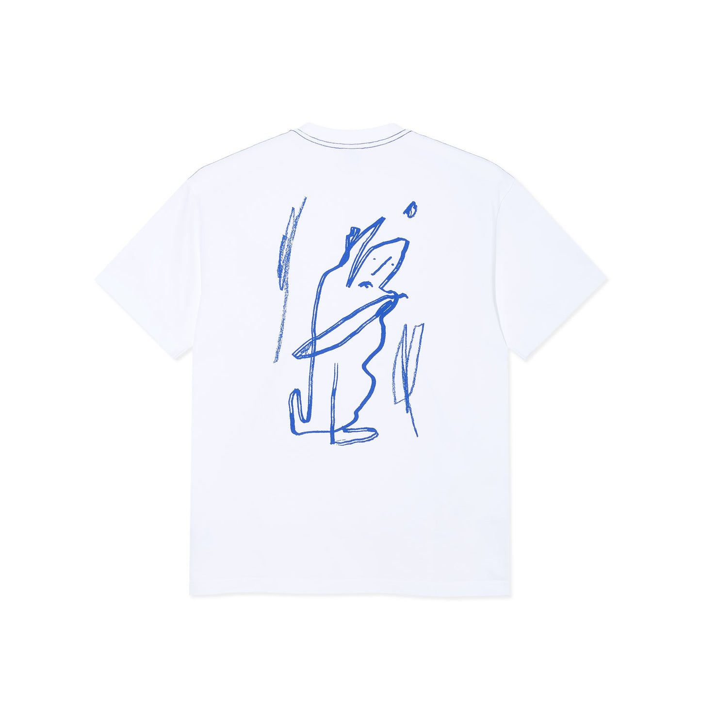Polar Contrast T-Shirt Doodle
