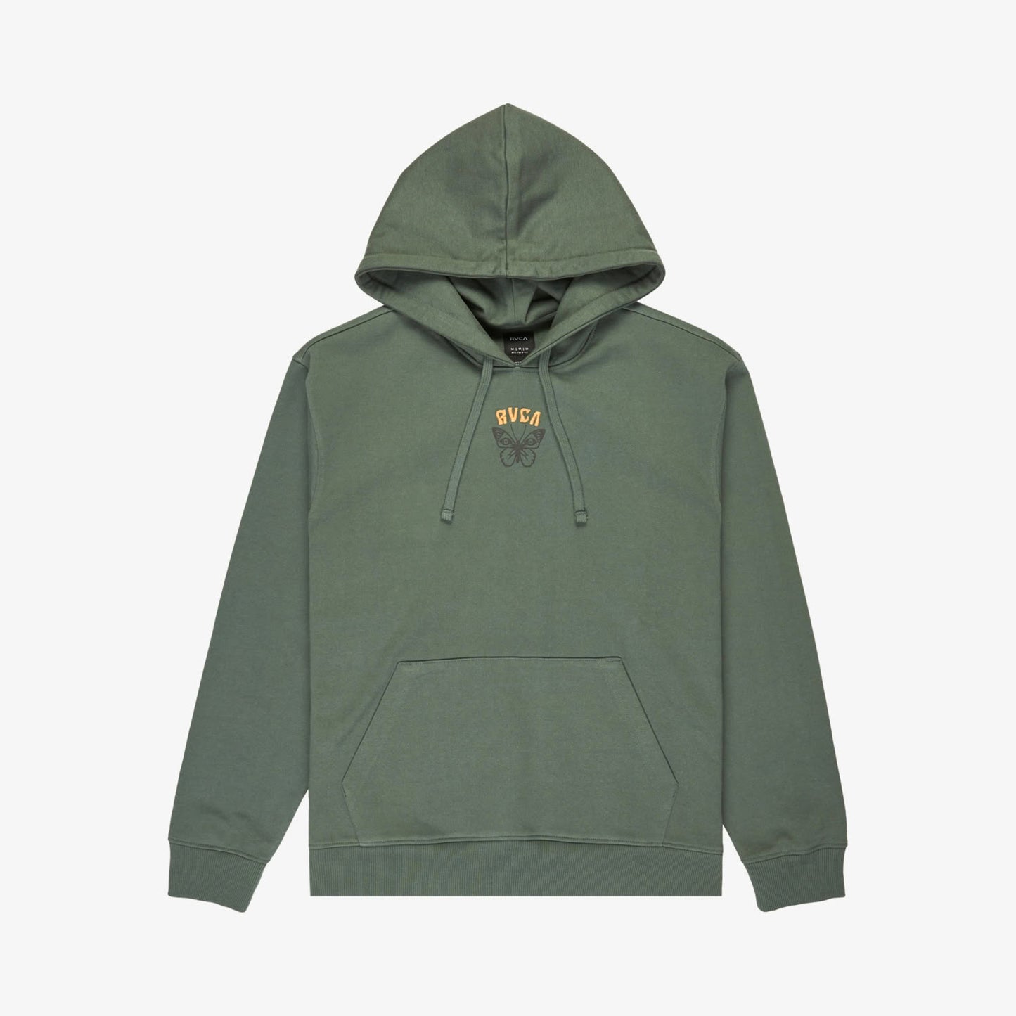 RVCA Butterfly Poster Hoodie Balsam Green