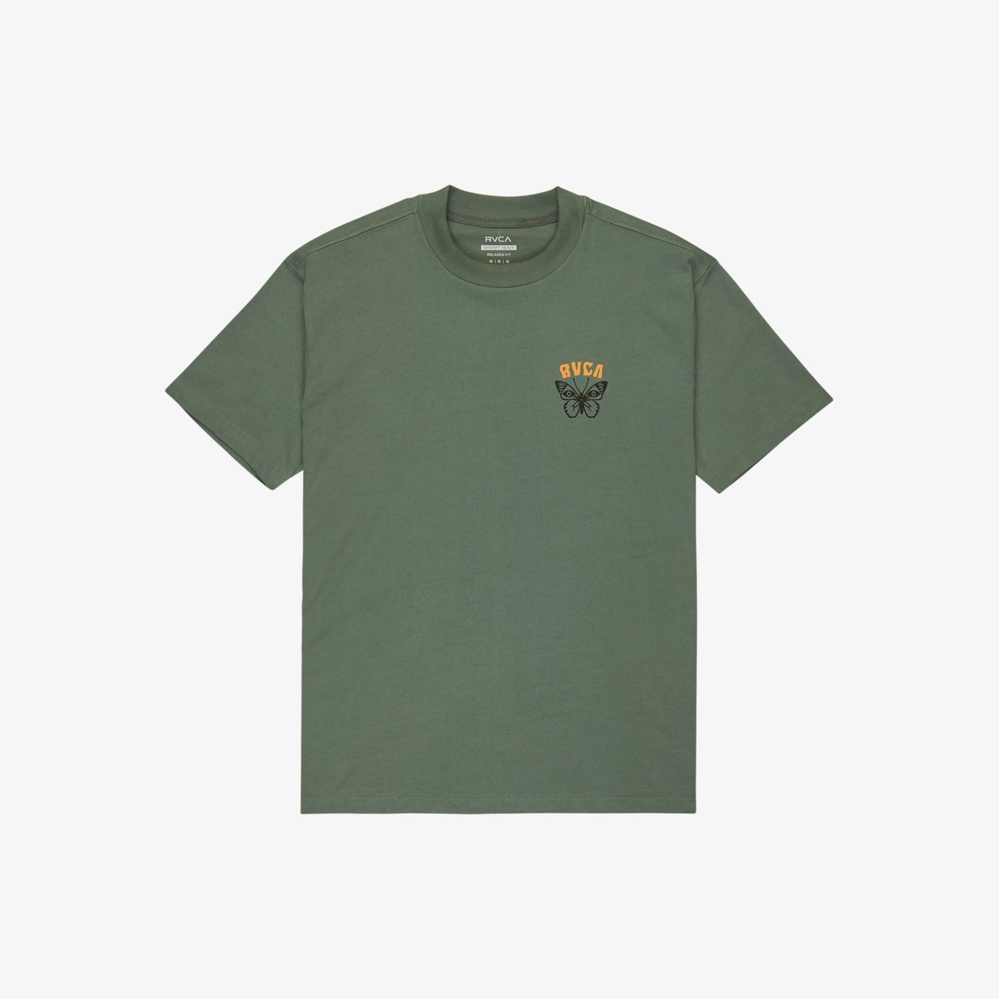 RVCA Butterfly Poster T-Shirt Balsam Green