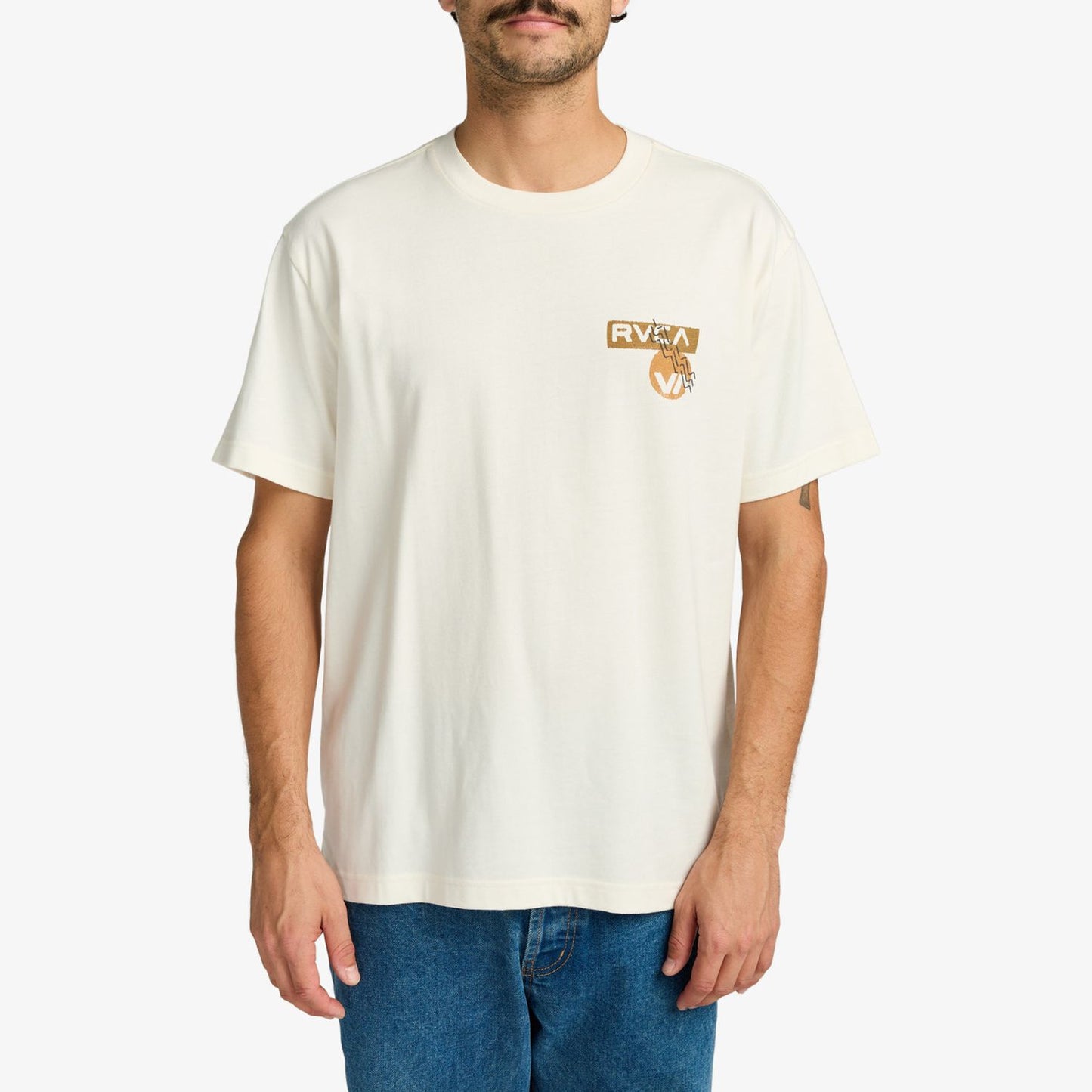 RVCA Desertscape T-Shirt Antique White