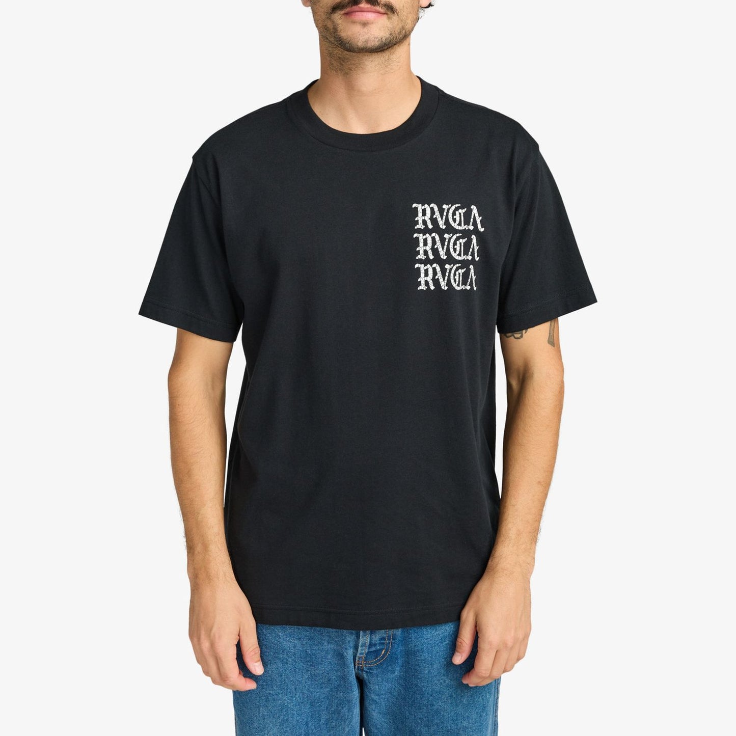 RVCA Iron On T-Shirt Black