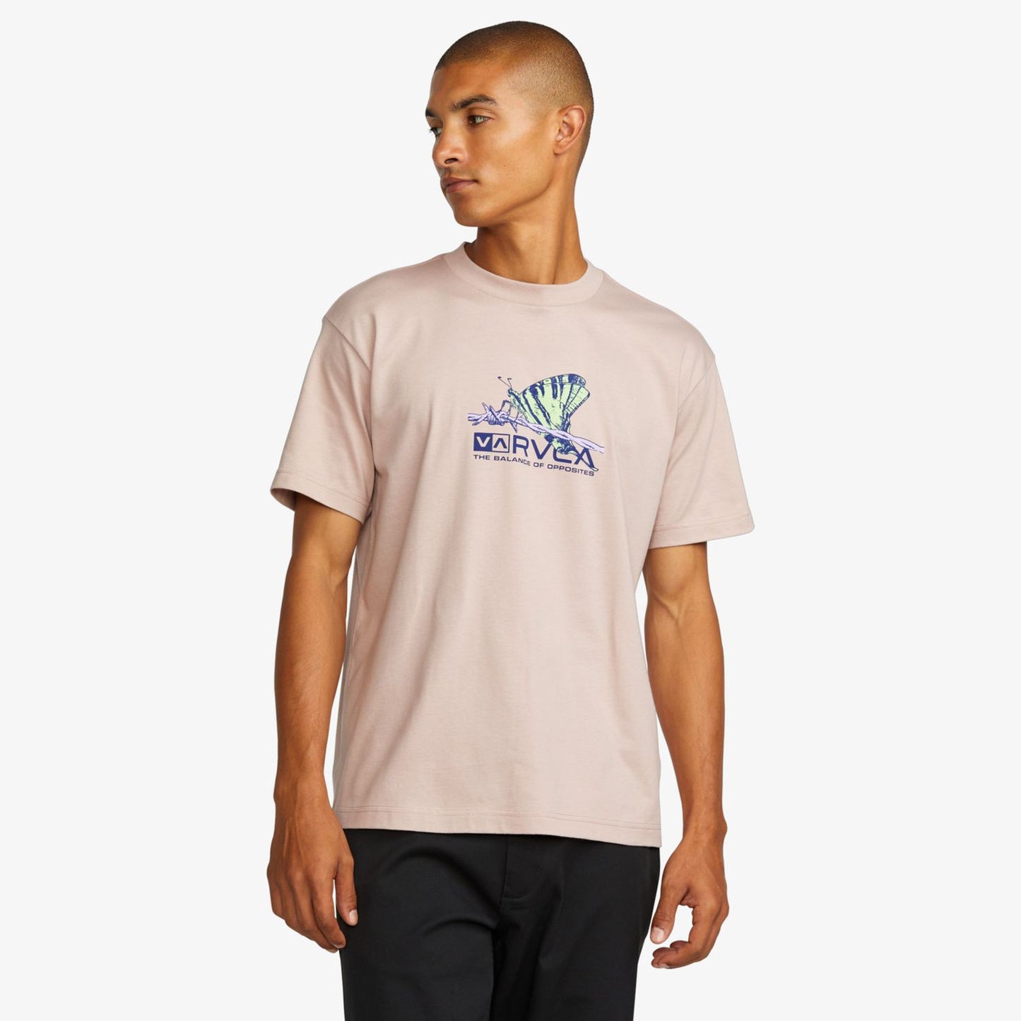RVCA Natural Science T-Shirt Pale Mauve