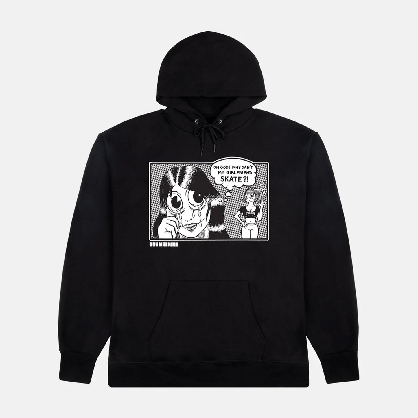 Thrasher X Toy Machine Girlfriend Hoodie Black