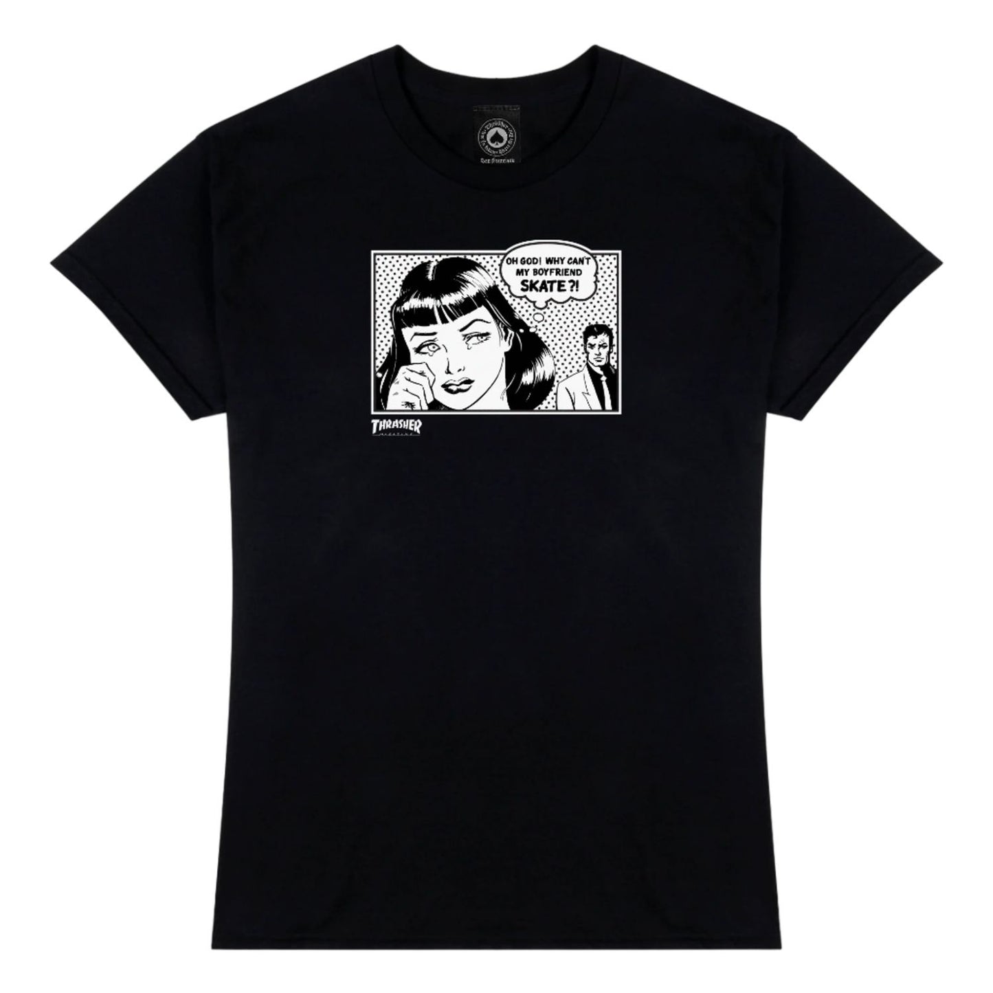 Thrasher X Toy Machine Girlfriend T-Shirt Black