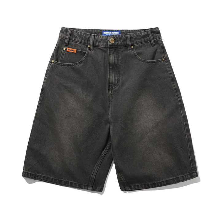 Butter Goods Baggy Denim Shorts Faded Black