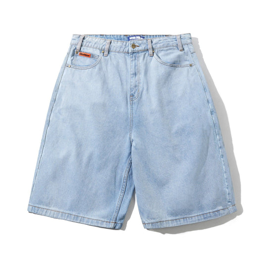 Butter Goods Baggy Denim Shorts Light Blue