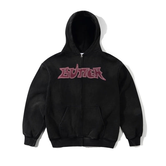 Butter Goods Encounter Zip-Thru Hood Washed Black