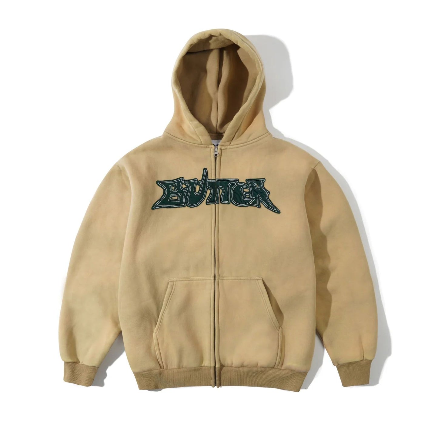 Butter Goods Encounter Zip-Thru Hood Washed Tan