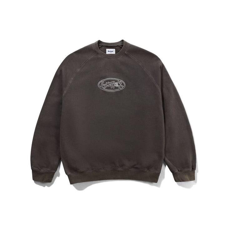 Butter Goods Abseil Sweatshirt Washed Black