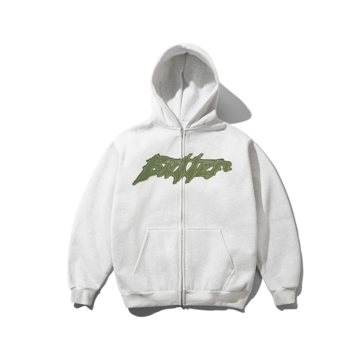 Butter Goods Amplify Zip-Thru Hoodie Ash