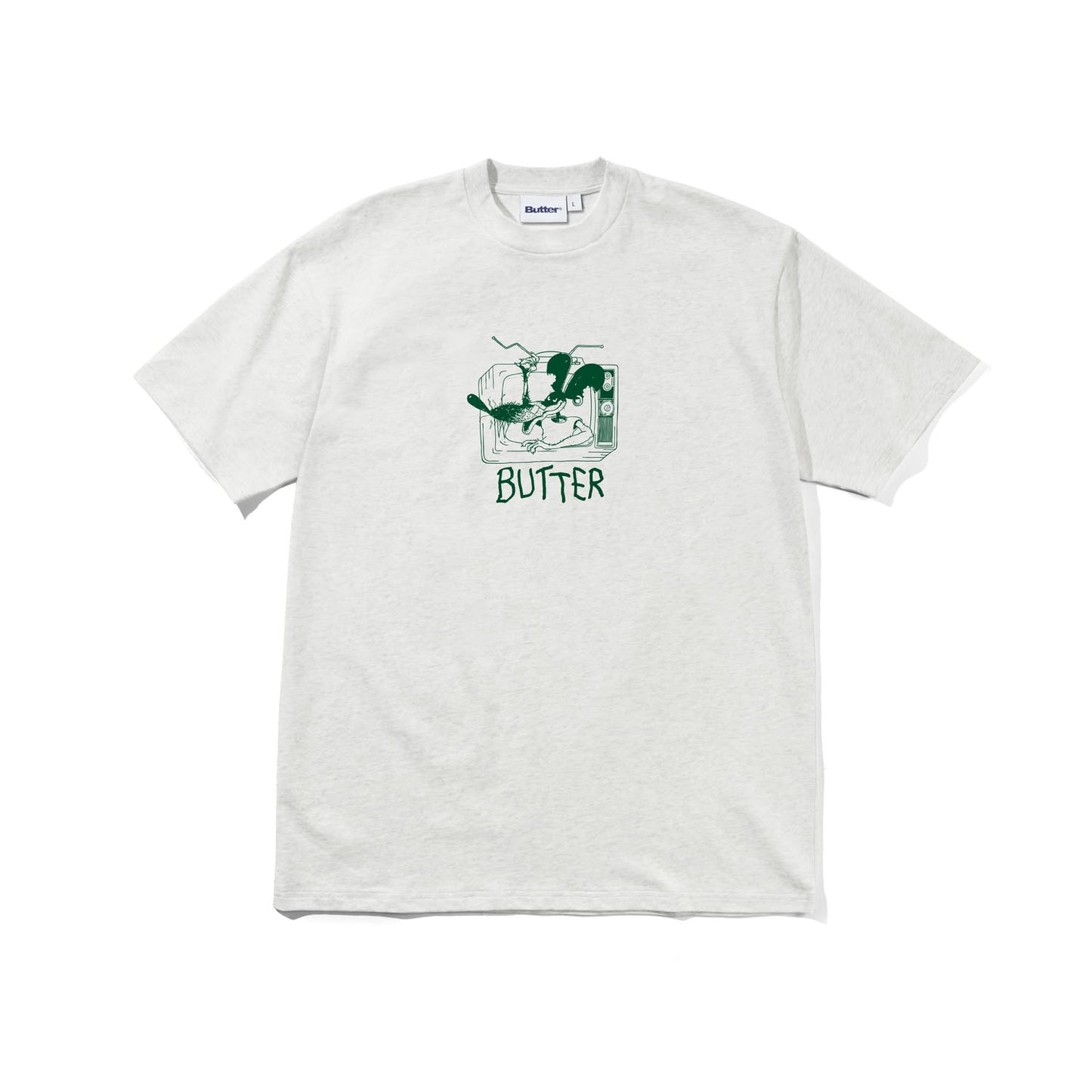 Butter Goods Channel T-Shirt Ash