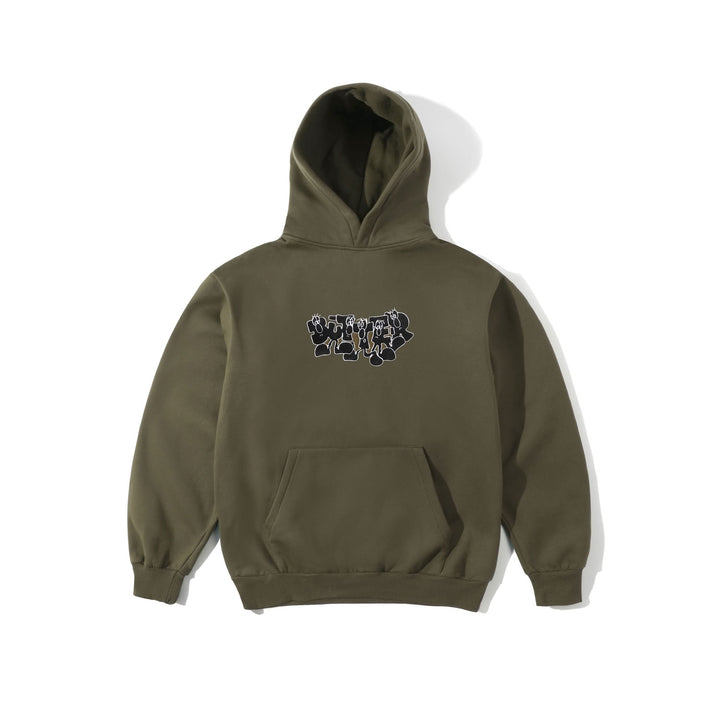 Butter Goods Character Pullover Hoodie Army