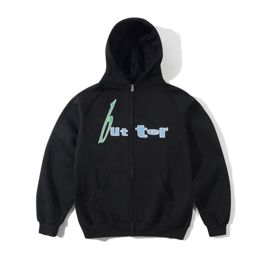 Butter Goods Device Zip-Hoodie Black