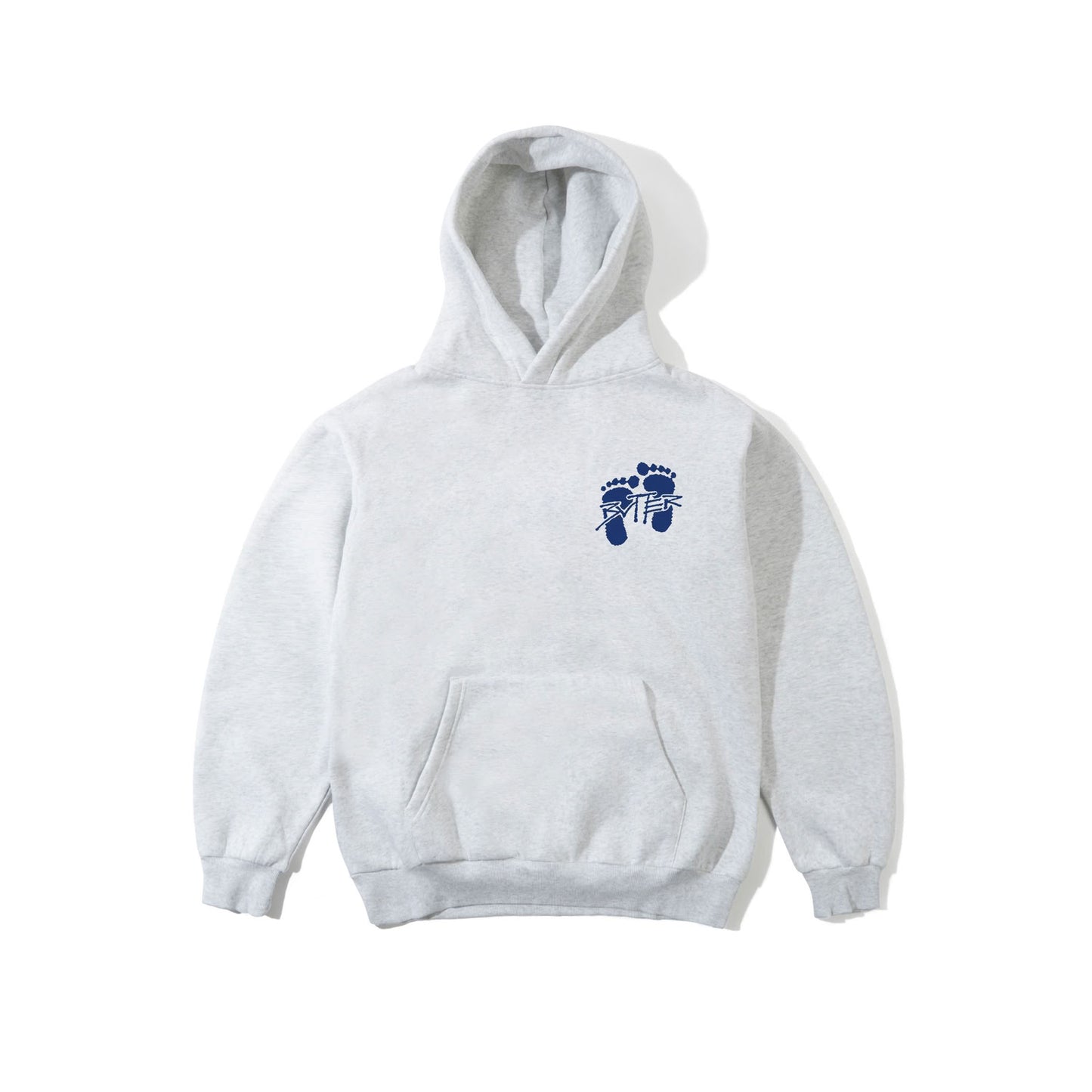 Butter Goods Footprints Pullover Hoodie Ash