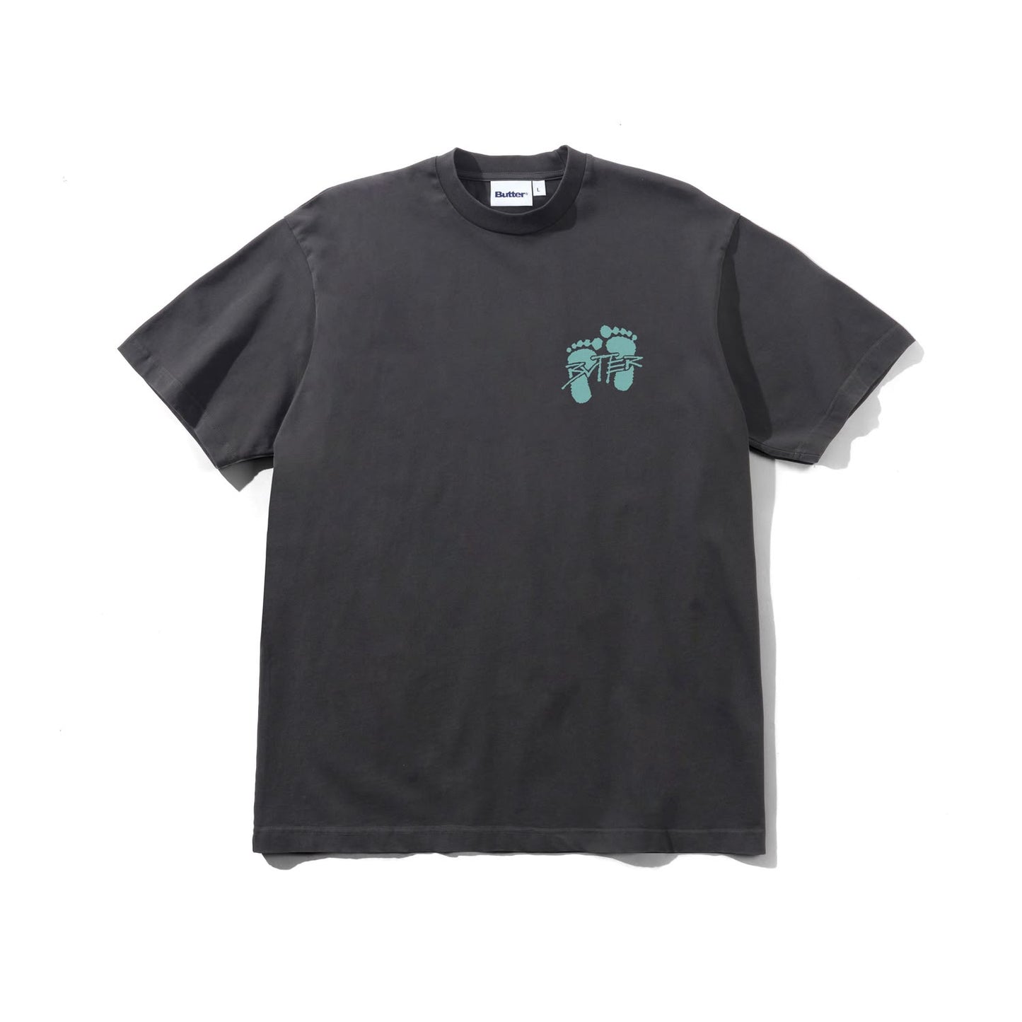 Butter Goods Footprints T-Shirt Black