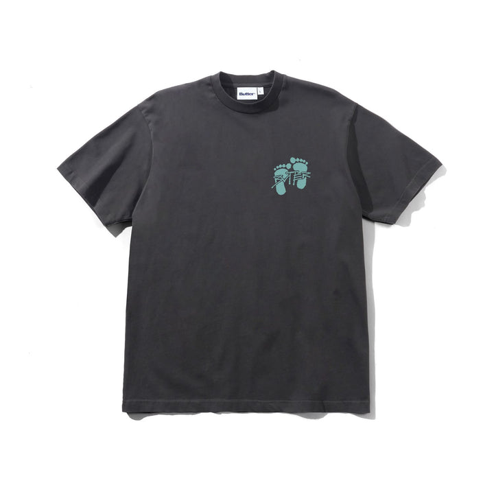 Butter Goods Footprints T-Shirt Black