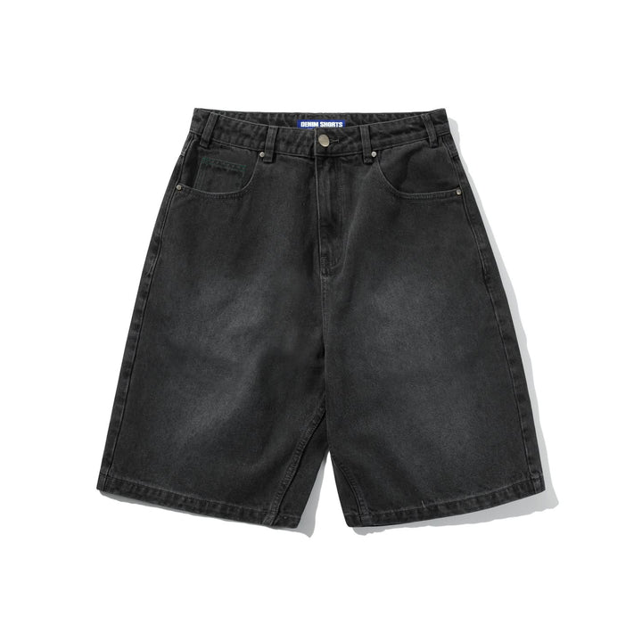 Butter Goods Garage Denim Shorts Faded Black
