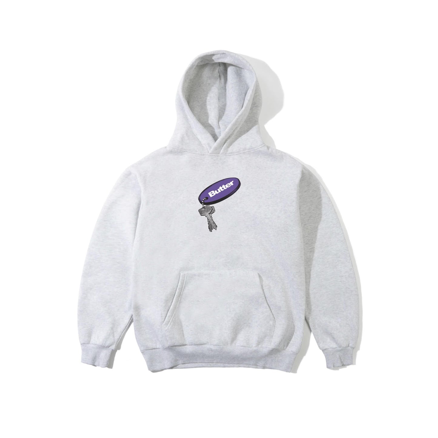 Butter Goods Key Chain Pullover Hoodie Ash