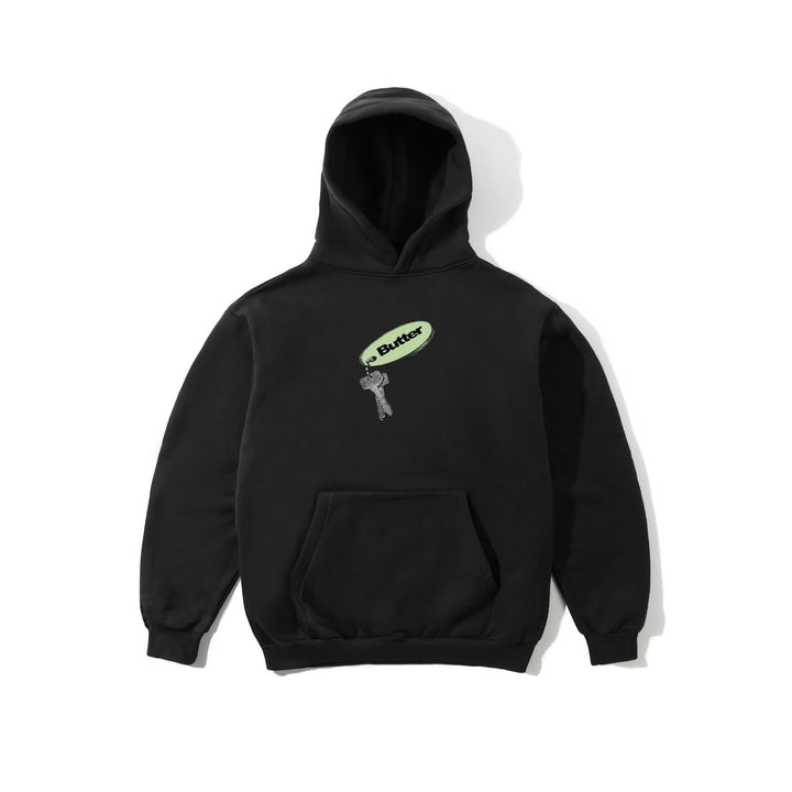 Butter Goods Key Chain Pullover Hoodie Black