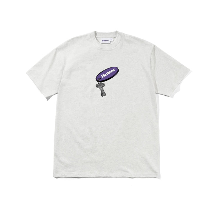 Butter Goods Key Chain T-Shirt Ash