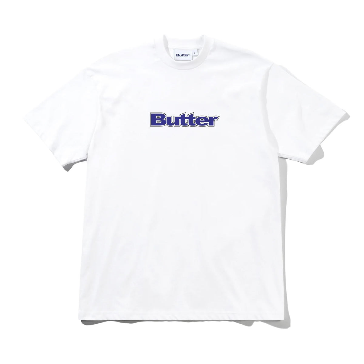 Butter Goods Outline Logo T-Shirt White